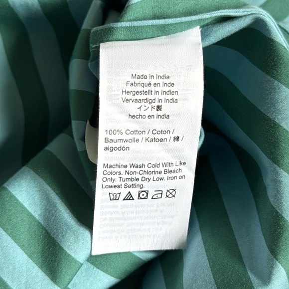 nwt madewell boxy button up shirt in stripe - Picture 9 of 10